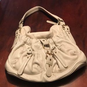 Michael Kors cream color handbag